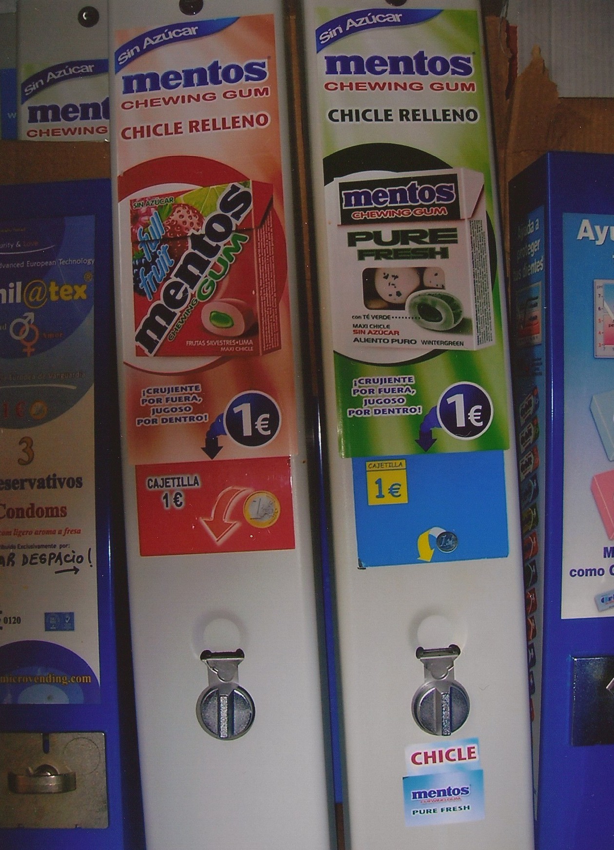 Máquina de chicles de 2 canales