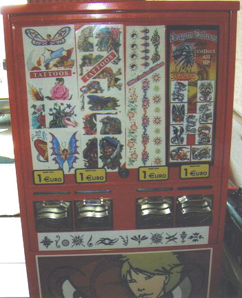 Expendedora Tatoos